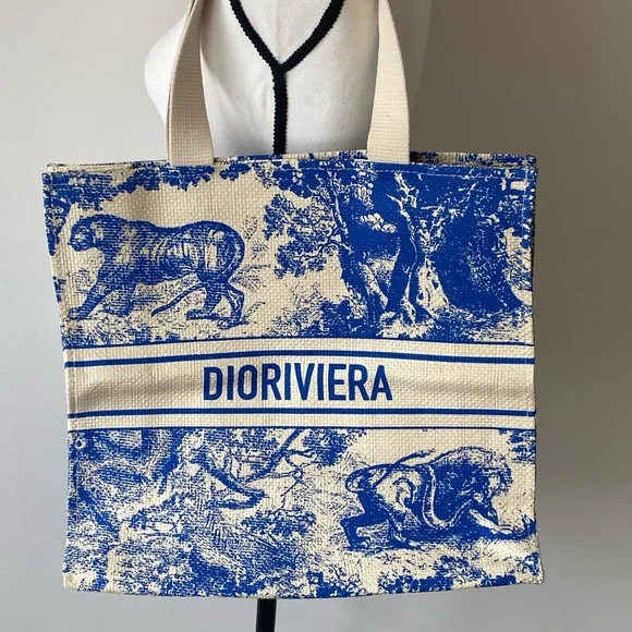 💙Christian Dior Straw Dioriviera Tote